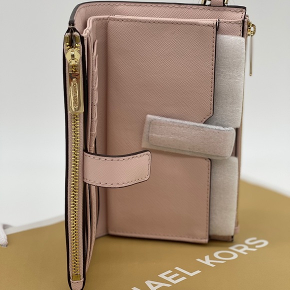 Michael Kors Double Zip Wallet Wristlet - Picture 9 of 11